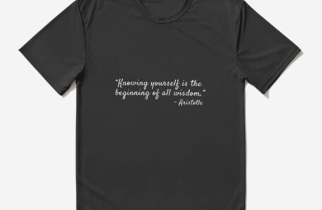 t shirt with quote from print on demand store: Apparelbabble