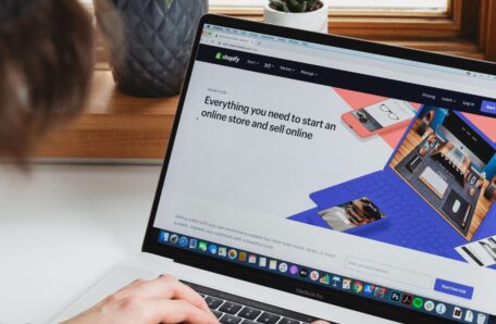 woman starting online store