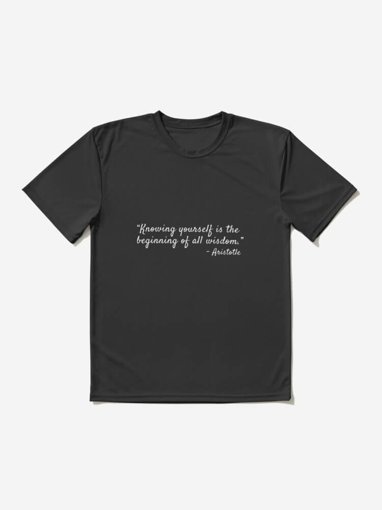 t shirt with quote from print on demand store: Apparelbabble